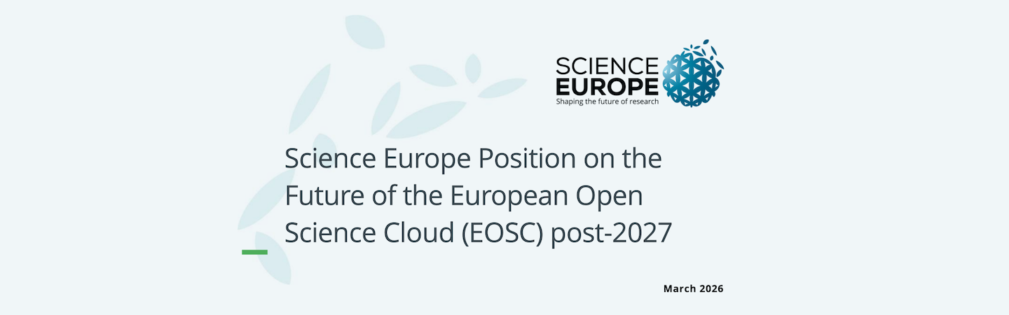Science Europe Position on the Future of the European Open Science Cloud (EOSC) post-2027
